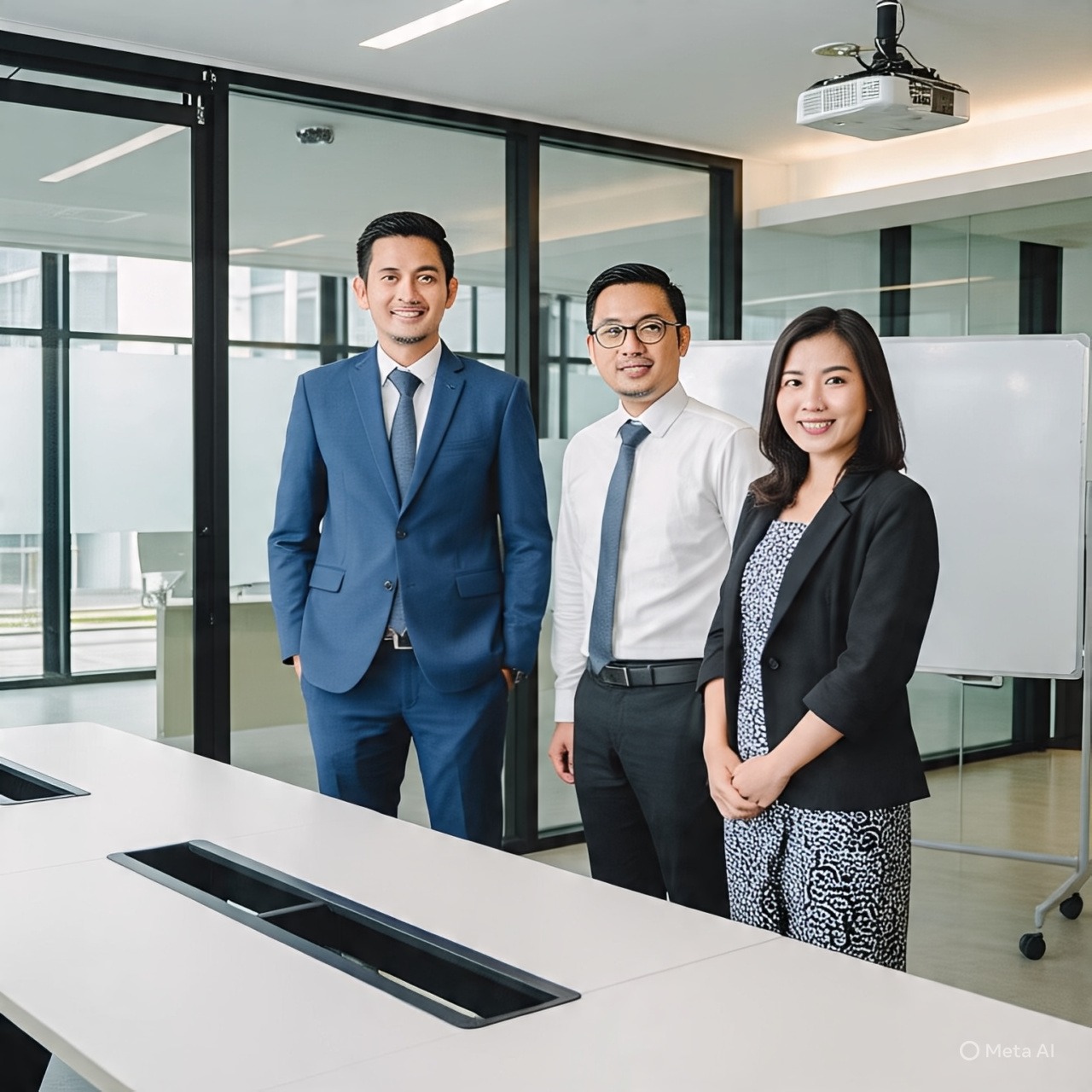 Team discussing strategy